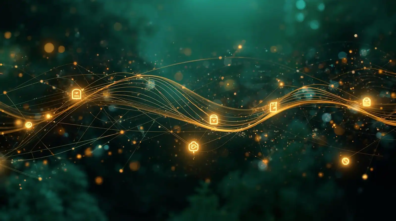 AI automation data flow between business systems